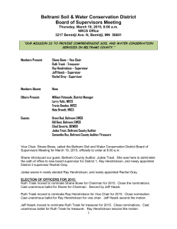 Beltrami Soil & Water Conservation District Board