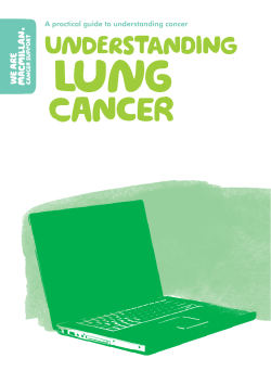 Understanding lung cancer - Macmillan Cancer Support