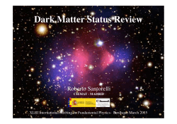 Dark Matter Status Review