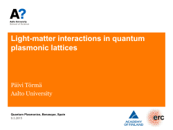 Light-matter interactions in quantum plasmonic lattices