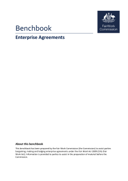 Enterprise Agreements Benchbook - Benchbooks