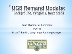 UGB Remand Contract - Bend Chamber of Commerce