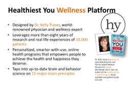 Healthiest You - Wellness Platform Overview