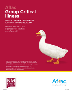 Critical Illness Brochure