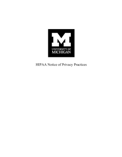HIPAA Privacy Notice - Benefits Office