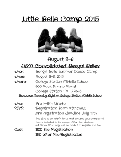 Little Belle Camp 2015 - A&M Consolidated Bengal Belles