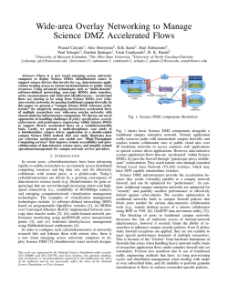 Wide-area Overlay Networking to Manage Science DMZ