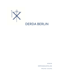 DERDA BERLIN - Benjamin Weidekamp