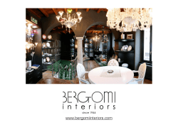 Bergomi interiors Presentation