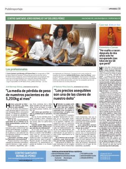 Publirreportaje Bermej.info - Centro Sanitario Jordi Bermejo y MÂª