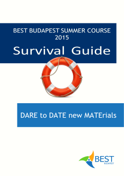 See the Survival Guide!