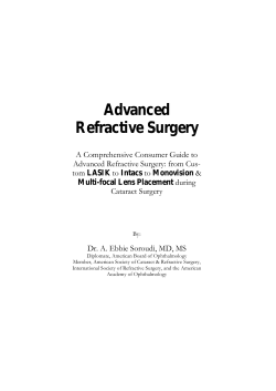 Advanced Refractive Surgery - Soroudi Advanced LASIK & Eye Center