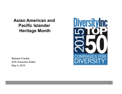 DiversityInc Asian American and Pacific Islander Heritage Month