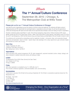 Ultimate Culture Conference Flyer