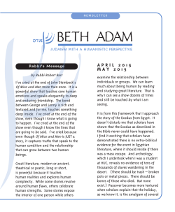 Current - Congregation Beth Adam