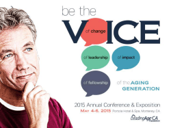 Creating a Culture of Safety - LeadingAge California 2015 Annual