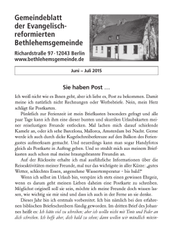 Gemeindeblatt 2014-06.indd - Evangelisch