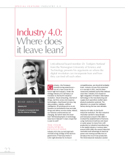 Industry 4.0: Where does it leave lean?