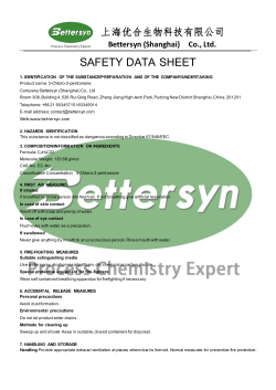 SAFETY DATA SHEET - Shanghai Bettersyn Biotech Co., Ltd.
