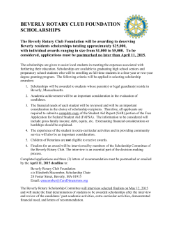 Rotary Scholarship forms as a pdf