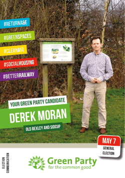 view Derek`s 2015 General Election leaflet