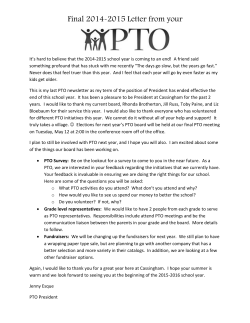 PTO End of Year Letter 2015