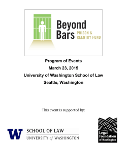 the program for Beyond Bars