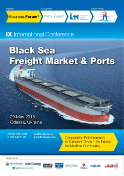 Black Sea Freight Market & Ports