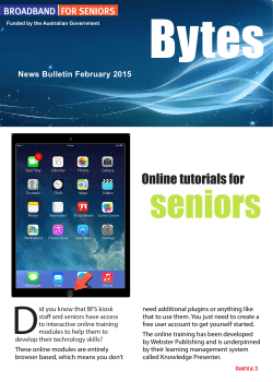 Bytes February 2015 - Broadband For Seniors