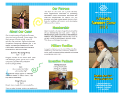 Lakeside Summer Program PDF - Boys & Girls Clubs of East County