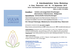 8. InterdisziplinÃ¤rer Vulva Workshop