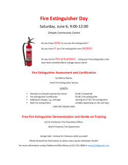 Fire Extinguisher Day