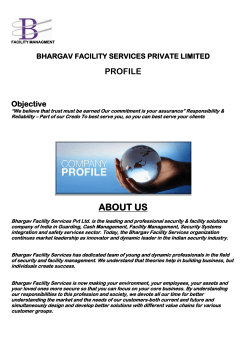 e - Profile - Bhargav Facility Services