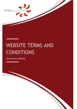 WEBSITE TERMS AND CONDITIONS