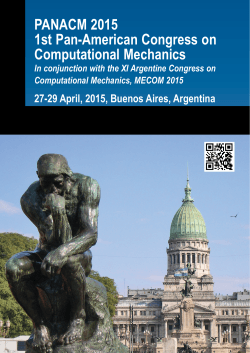 PANACM 2015 1st Pan-American Congress on Computational