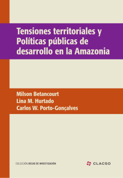 2. polÃ­ticas pÃºblicas de desarrollo y tensiones territoriales