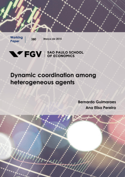 Dynamic coordination among heterogeneous agents