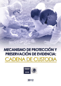 Cadena de Custodia - Biblioteca Digital SETEC