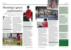patrick martin CA article - Bicester Hunt with Whaddon Chase