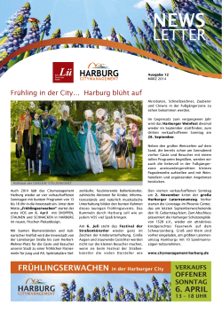 Ausgabe MÃ¤rz 2014 - Citymanagement Harburg