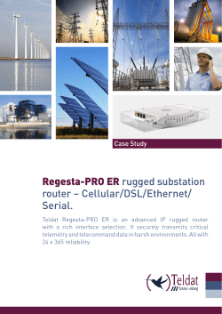 Regesta-PRO ER rugged substation router