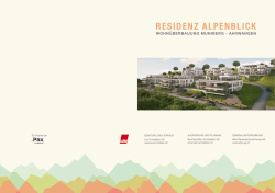 RESIDENZ ALPENBLICK - Bernhard Bieri Architekten AG