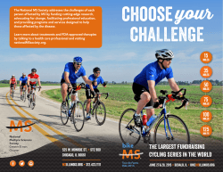 the largest fundraising cycling series in the world