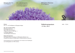 Palliativsymposium 2015_+ + Folder + TYPOkonzept