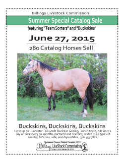 May 23, 2015 - Billings Livestock Commission