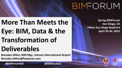 More Than Meets the Eye: BIM, Data & the Transformation of