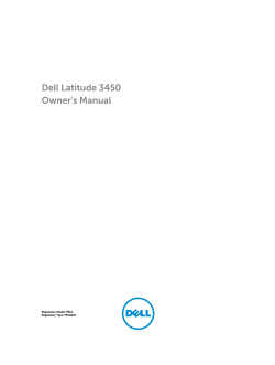 Dell Latitude 3450 Owner`s Manual