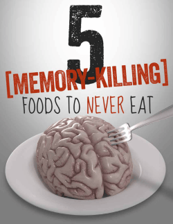 5 Memory Killing Foods