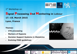 Signal Processing and Monitoring in Labour