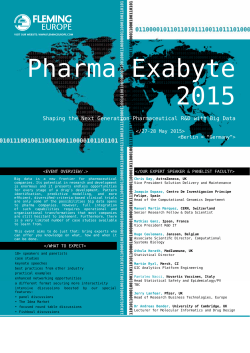 Pharma Exabyte 2015_Draft Agenda